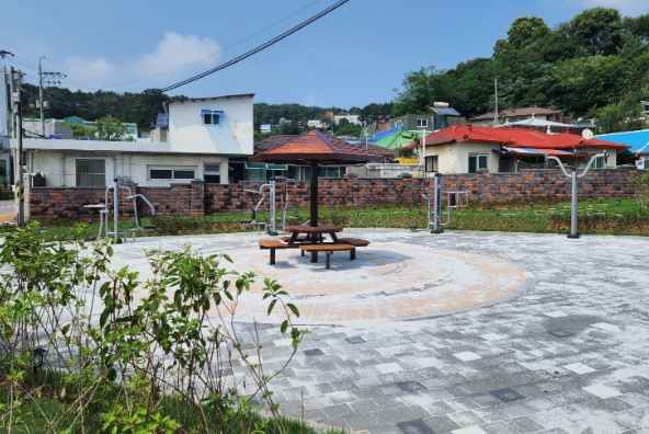 서천군, 군청로 문화누리마당 공원 조성