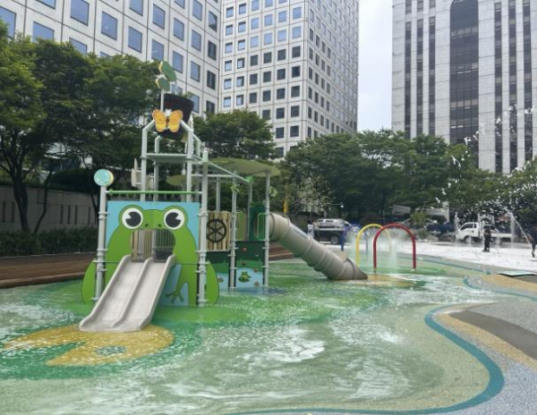 15일 개장 앞둔 종로구 첫 어린이 물놀이장 ‘연지물놀이터’