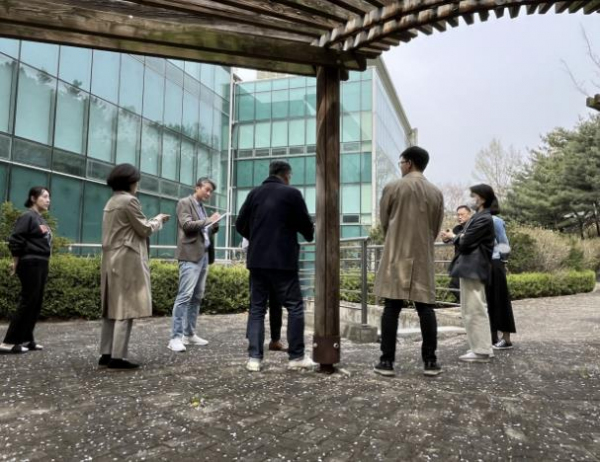 백석도서관 리모델링 관련 설계공모 운영위원회 현장 방문