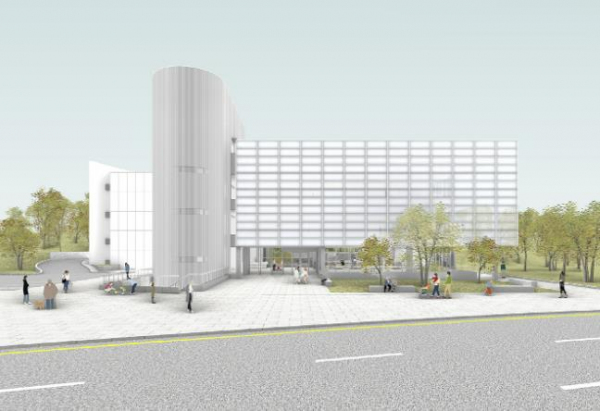 백석도서관 리모델링 설계공모 당선작 조감도