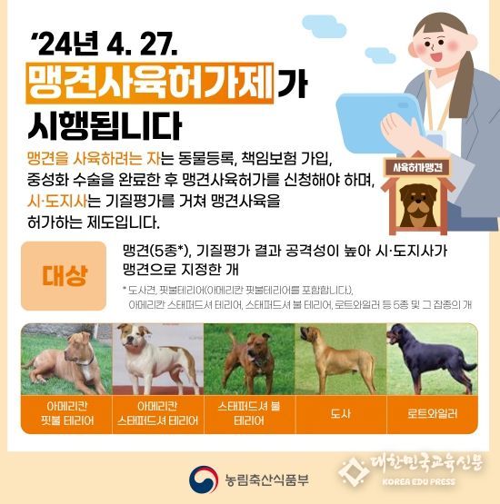 우리집 개는 안물어요! 경북도, 반려견 기질평가 시행