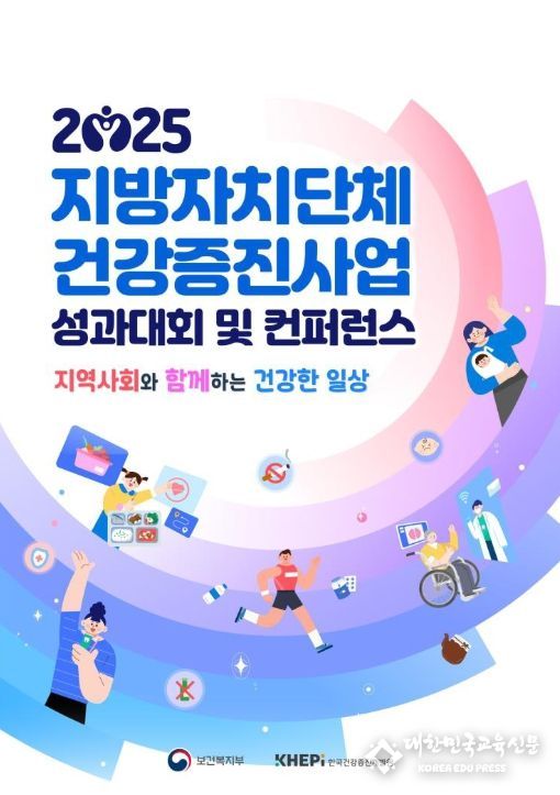 2025년 지방자치단체 건강증진사업 성과대회 및 콘퍼런스 포스터